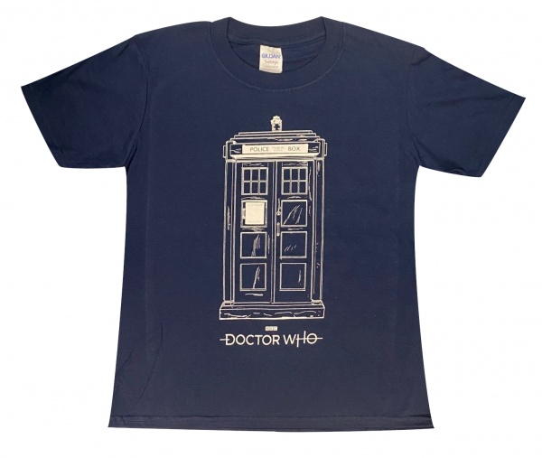 Doctor Who Tardis Kids Blue T-Shirts